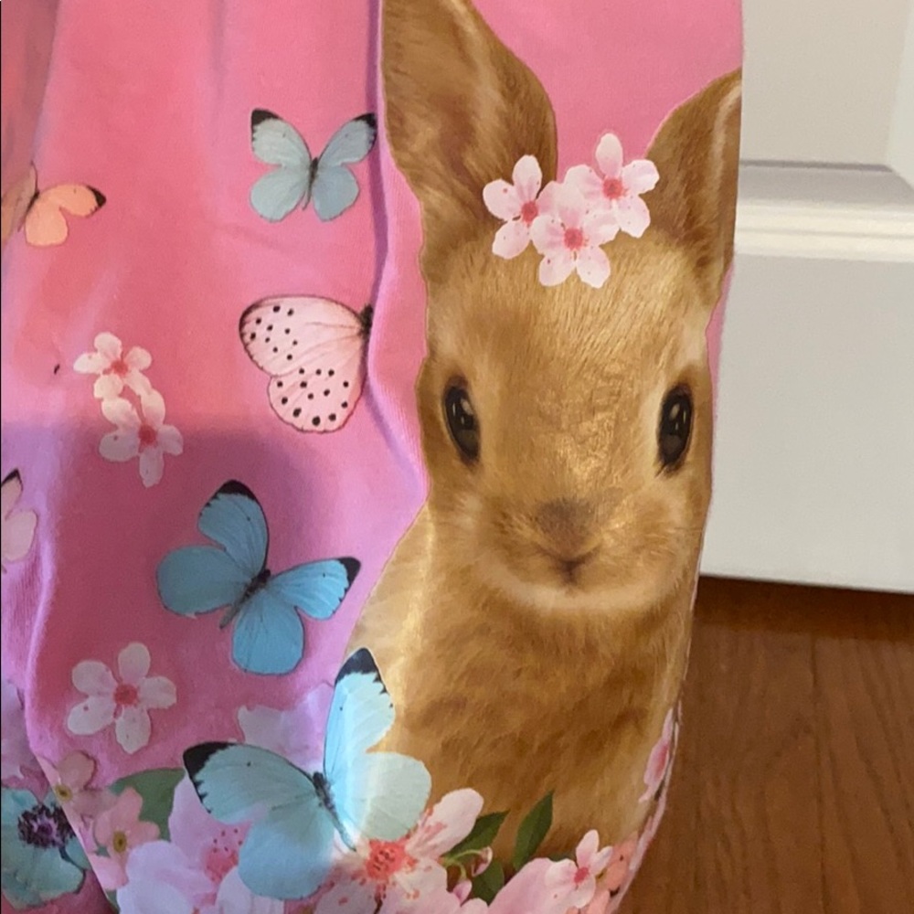 Cute dress with bunny that is perfect for Easter!